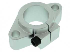 Flanged Support For Linear Guide Rail 35mm Bore