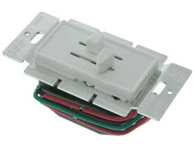 2X300W Dual Slide Dimmer White