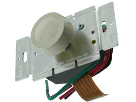 600W. 120VAC Rotary Dimmer Switch Light Almond