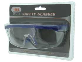 Disposable Safety Glasses. Blue