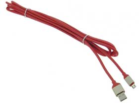 10 FEET (3 Meter)    Android Phone USB Cable. Red