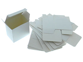 Pack of 10 - Box 8cm wide 7.5cm tall 5.5cm deep