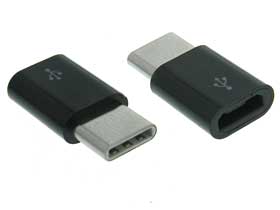 USB Type C Male to USB Micro B Female Adapter