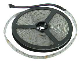 5m RGB LED Light Strip, 12VDC