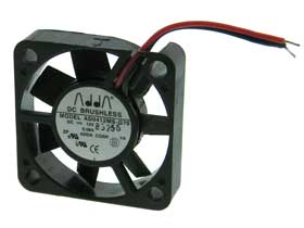 12VDC, 1-9/16in. Square X 3/8in. ADDA Box Fan