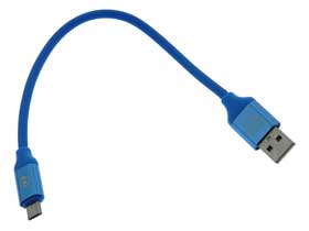 Android Cable 20CM Blue