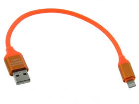 Iphone Cable 25CM Orange