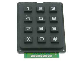 Keypad X/Y Matrix 12 Button