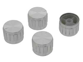 Pack of 4 - 7/8in. Instrument Knob for 6mm Spline Shaft