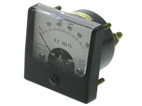 0-1000VDC Mini Analog Panel Meter