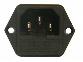 IEC C-14 Power Inlet/Fuse Holder