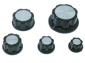 Pack of 5 - Plastic Instrument Knobs