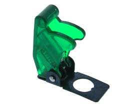 Safety Cover for Full Toggle, Transparent Green