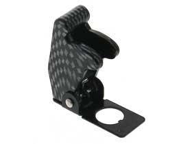 Safety Cover for Full Toggle, Fake Carbon Fiber