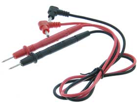 Small Red & Black Test Probe Pair