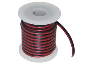 2 Conductor OFC Copper Red/Black 18AWG ZIP Wire 25ft.