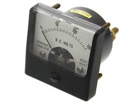 0-150VDC Mini Analog Panel Meter