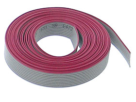 10 Conductor 10' (3 meter) Flat Ribbon Cable