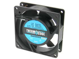 3-5/8in. SQ. X 1in. 125VAC Box Fan