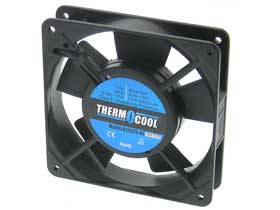 4-11/16in. SQ. X 1in.  125VAC Box Fan