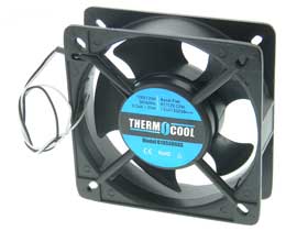 5-5/16in. SQ. X 1-1/2in.  125VAC Box Fan