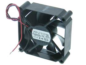 12VDC. 3-1/8in. Square X 1in. Box Fan. NMB Minebea