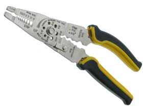 Ergonomic Wire Stripper & Crimping Pliers, Inch