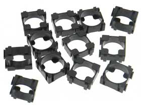 Pack of 12 - 18650 Battery Cell Safety Spacer