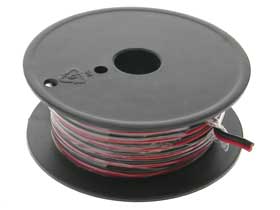 2 Conductor OFC Copper Red/Black 18AWG ZIP Wire 50ft