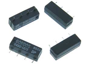 Pack of 4 - 12VDC PC Reed Relay SPST-NO .