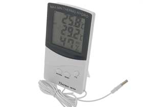 LCD Temperature & Humidity Meter Farhrenheit and Centigrade