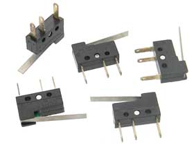 Pack of 5 - SPDT Mini Lever Limit Switch