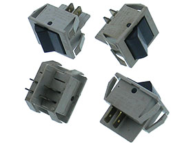 USED 4 Pack DPST Rocker Switch