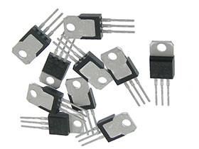 Pack of 10 - BTA12-600B TRIAC. 600V/12A