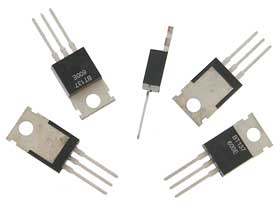 Pack of 5 - BT137-600E TRIAC. 600V/8A