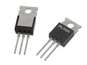 Pack of 2- IRL540N - N Channel MOSFET Transistor-100V