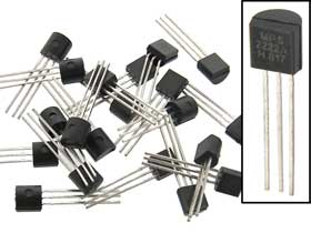 Pack 0f 20 - MPS2222A NPN Transistor Plastic Case