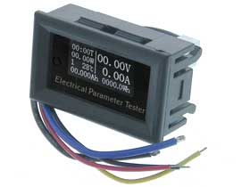 DC System Monitor  0-33V. 0-9.99A