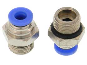 Pack of 2 - 6mm O.D. Air Hose Fitting to M14x1.0 Male Port