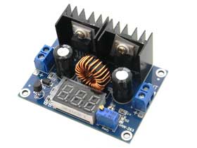 Adjustable 1.5-36V DC/DC Buck Converter with LED Volt Meter