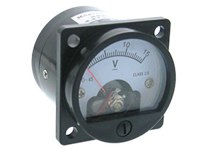 0-15VDC Class 2.5 Analog Panel Meter