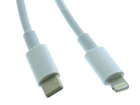 1 meter -  USB-C Plug To  Lightning Plug - 20W Charging Cable