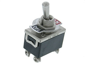 10A DPST Toggle Switch - Full Size