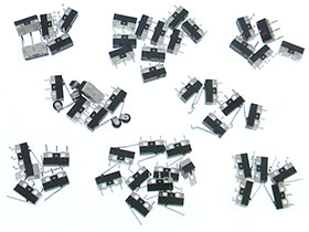 Pack of 50 - SPDT Mini Snap Switch Assortment