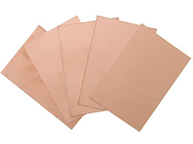 Pack of 5 - 100mm X 150mm Single Side Copper Clad Board