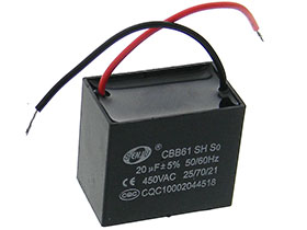 AC Motor Capacitor - 450VAC - 20uF