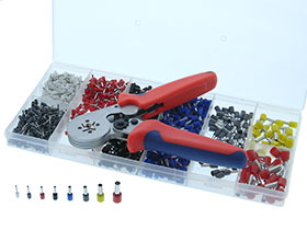 1200 Insulated Wire End Crimp Ferrules and Crimper