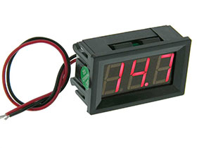 Universal Battery Monitor Panel Meter 4-45VDC