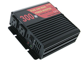 Pure Sine Wave Inverter - 12VDC To 110VAC 300W