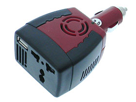 150W Car Cigarette Power Inverter - 110VAC